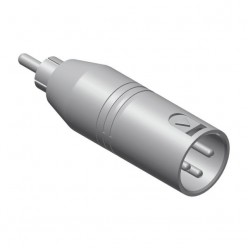 Procab VC135-P Adapter - XLR male - RCA/Cinch male Adapter 25 pcs box